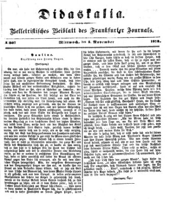 Didaskalia Dienstag 5. November 1878