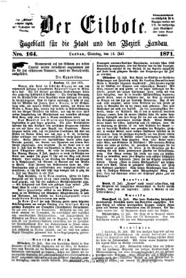 Der Eilbote Sonntag 16. Juli 1871