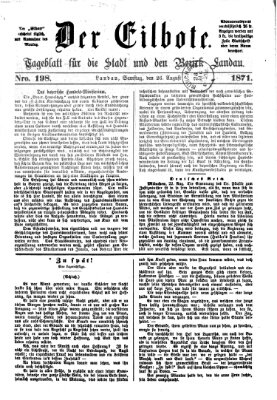 Der Eilbote Samstag 26. August 1871