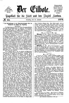 Der Eilbote Dienstag 30. Januar 1872