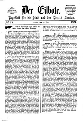 Der Eilbote Freitag 29. März 1872