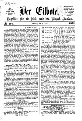 Der Eilbote Sonntag 2. Juni 1872