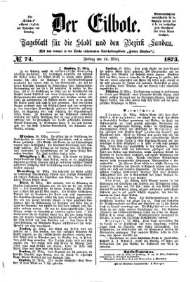 Der Eilbote Freitag 28. März 1873