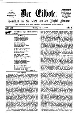Der Eilbote Freitag 11. April 1873
