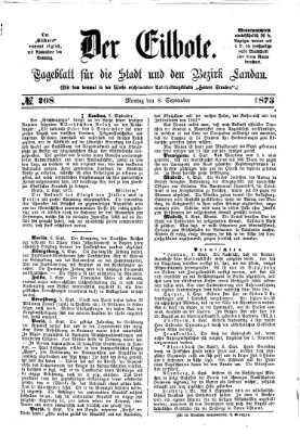 Der Eilbote Montag 8. September 1873