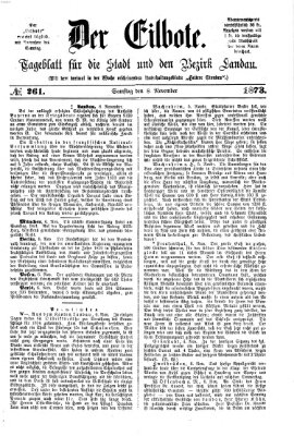Der Eilbote Samstag 8. November 1873
