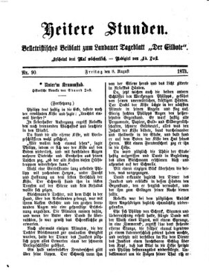 Heitere Stunden (Der Eilbote) Freitag 8. August 1873
