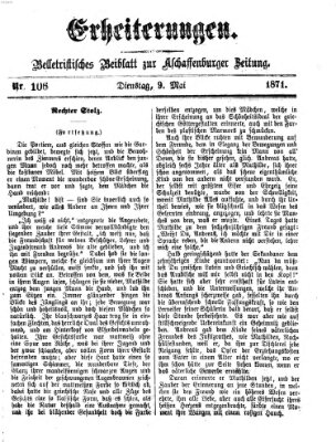 Erheiterungen (Aschaffenburger Zeitung) Dienstag 9. Mai 1871