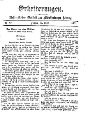 Erheiterungen (Aschaffenburger Zeitung) Freitag 19. April 1872