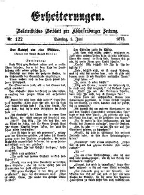 Erheiterungen (Aschaffenburger Zeitung) Samstag 1. Juni 1872