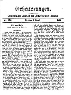 Erheiterungen (Aschaffenburger Zeitung) Dienstag 6. August 1872