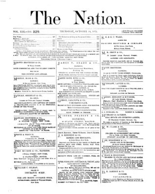 The nation Donnerstag 19. Oktober 1871