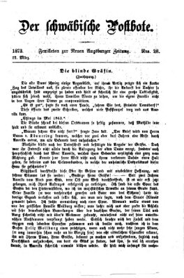 Der schwäbische Postbote (Neue Augsburger Zeitung) Mittwoch 12. März 1873