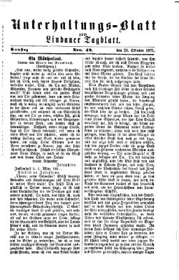 Lindauer Tagblatt für Stadt und Land Samstag 21. Oktober 1871