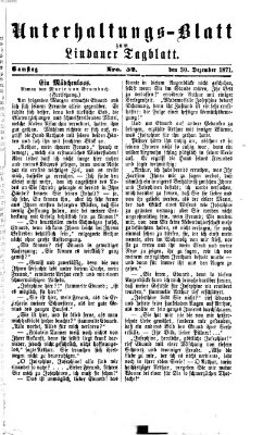 Lindauer Tagblatt für Stadt und Land Samstag 30. Dezember 1871