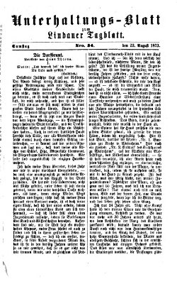 Lindauer Tagblatt für Stadt und Land Samstag 23. August 1873