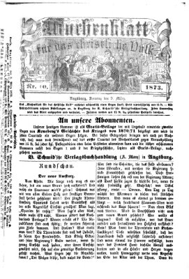Wochenblatt für das christliche Volk Sonntag 9. März 1873