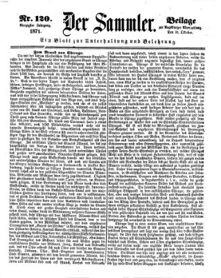 Der Sammler (Augsburger Abendzeitung) Dienstag 31. Oktober 1871