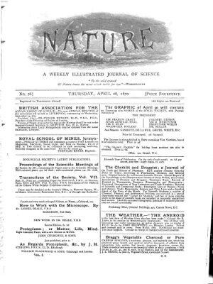 Nature Donnerstag 28. April 1870