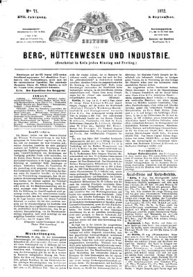 Der Berggeist Dienstag 3. September 1872