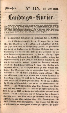 Landtags-Kurier Montag 23. Juni 1834