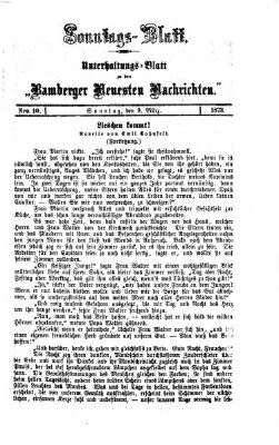 Bamberger neueste Nachrichten Sonntag 9. März 1873