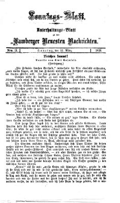 Bamberger neueste Nachrichten Sonntag 16. März 1873