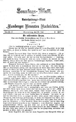 Bamberger neueste Nachrichten Sonntag 27. Juli 1873