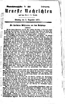 Neueste Nachrichten aus dem Gebiete der Politik (Münchner neueste Nachrichten) Dienstag 5. Dezember 1871