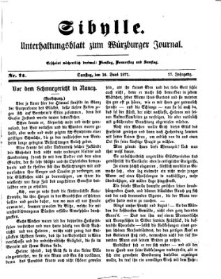 Sibylle (Würzburger Journal) Samstag 24. Juni 1871
