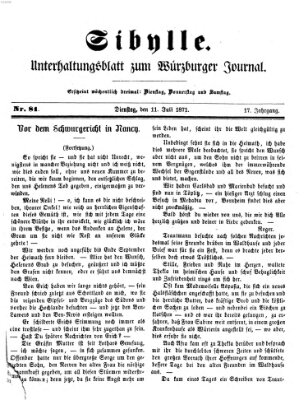 Sibylle (Würzburger Journal) Dienstag 11. Juli 1871