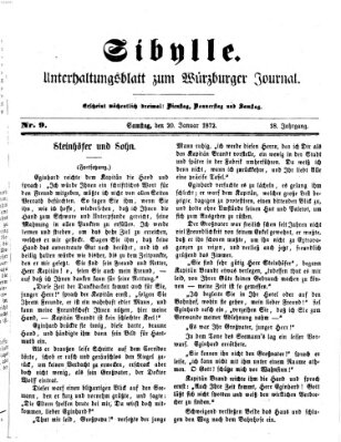Sibylle (Würzburger Journal) Samstag 20. Januar 1872