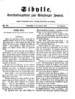 Sibylle (Würzburger Journal) Donnerstag 23. Januar 1873