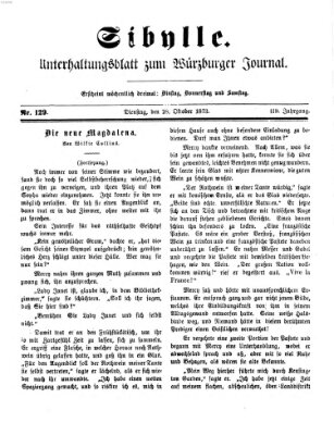 Sibylle (Würzburger Journal) Dienstag 28. Oktober 1873