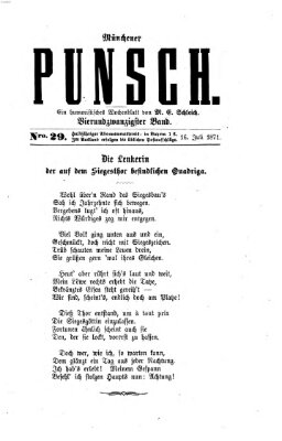 Münchener Punsch Sonntag 16. Juli 1871