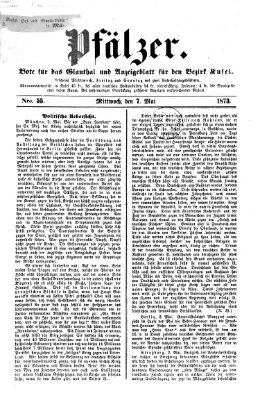 Pfälzer Mittwoch 7. Mai 1873