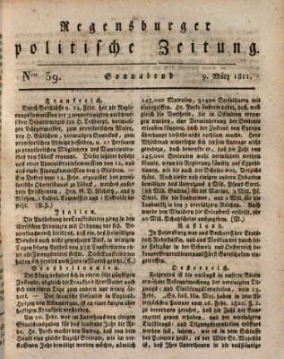 Regensburger politische Zeitung (Regensburger Zeitung) Samstag 9. März 1811