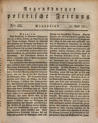 Regensburger politische Zeitung (Regensburger Zeitung) Samstag 27. April 1811