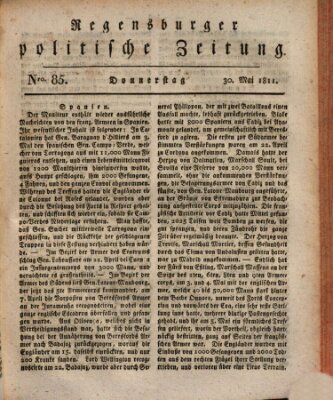 Regensburger politische Zeitung (Regensburger Zeitung) Donnerstag 30. Mai 1811