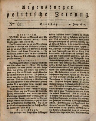 Regensburger politische Zeitung (Regensburger Zeitung) Dienstag 4. Juni 1811
