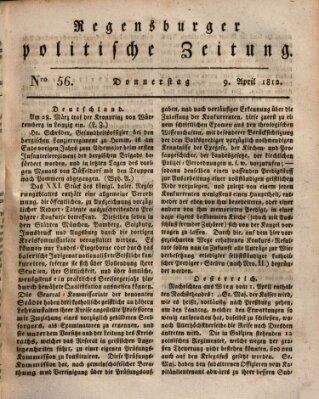Regensburger politische Zeitung (Regensburger Zeitung) Donnerstag 9. April 1812