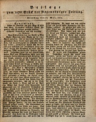 Regensburger Zeitung Dienstag 18. Mai 1813