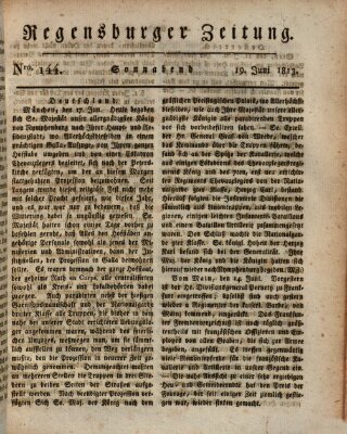 Regensburger Zeitung Samstag 19. Juni 1813