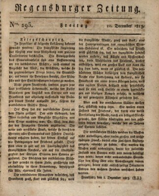 Regensburger Zeitung Freitag 10. Dezember 1813