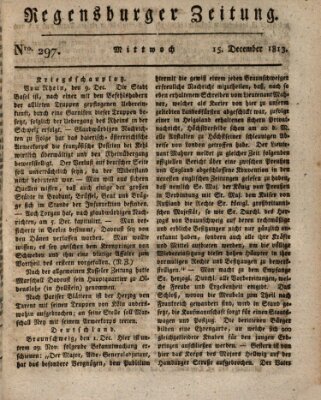 Regensburger Zeitung Mittwoch 15. Dezember 1813