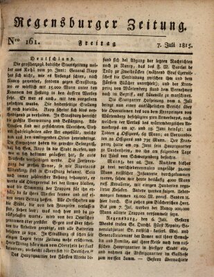 Regensburger Zeitung Freitag 7. Juli 1815