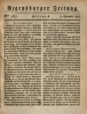 Regensburger Zeitung Mittwoch 8. November 1815
