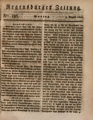 Regensburger Zeitung Montag 5. August 1816