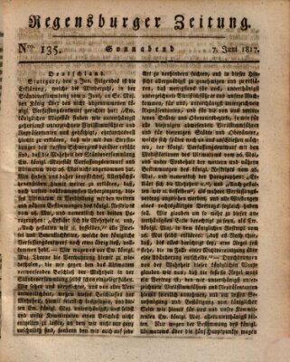 Regensburger Zeitung Samstag 7. Juni 1817