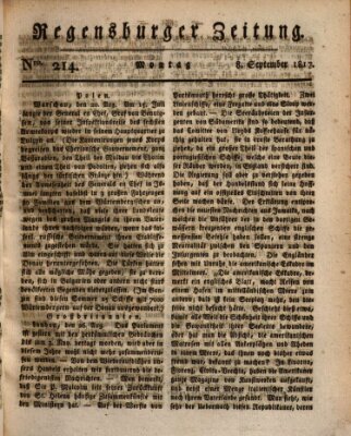 Regensburger Zeitung Montag 8. September 1817